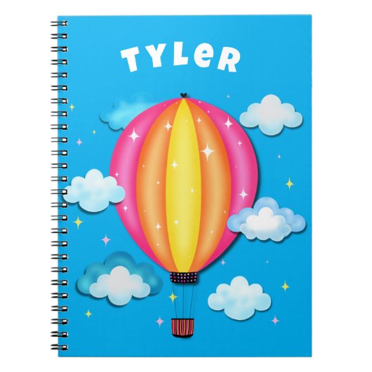Carnet Ballon à Air Chaud Amusant (Devant)