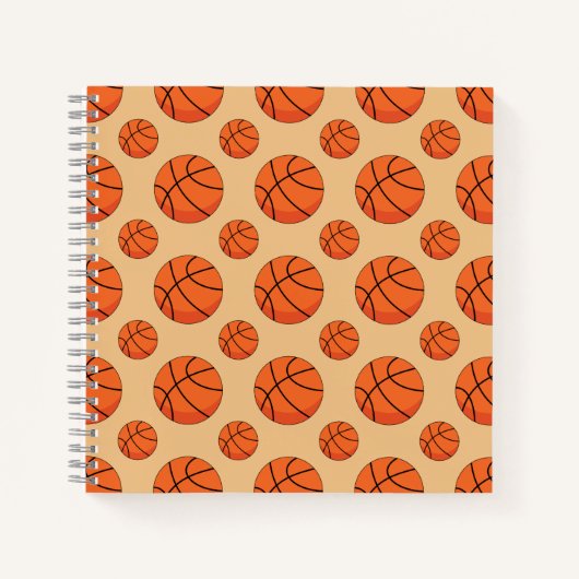Carnet Ballon de basket dessiné (Devant)