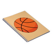 Carnet Ballon de basket dessiné (Côté Droit)