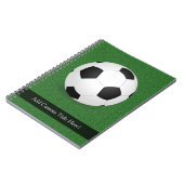 Carnet Ballon de football personnalisé (Côté gauche)