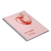 Carnet Ballon Rose Pomme Rouge (Côté Droit)