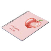 Carnet Ballon Rose Pomme Rouge (Côté gauche)