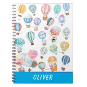 Carnet Ballons à air chaud mignons (Devant)