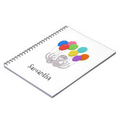 Carnet Ballons colorés de pieuvre pour l'école (Côté gauche)