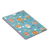 Carnet Ballons colorés Festive Motif Design (Côté Droit)