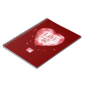 Carnet Ballons d'amour des Coeurs rouges (Côté gauche)
