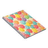 Carnet Ballons de fête de différentes couleurs (Côté Droit)