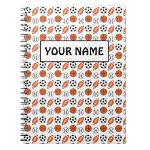 Carnet Ballons de sport amusants