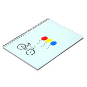 Carnet Ballons et vélo (Côté gauche)