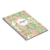 Carnet Ballons Pastel Pink et Blue Hot Air (Côté Droit)