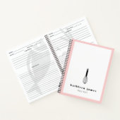 Carnet Balloon Whisk Blush Rose Blanc (Intérieur)