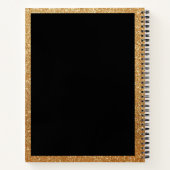 Carnet Balloon Whisk Faux Gold Parties scintillant Votre (Dos)