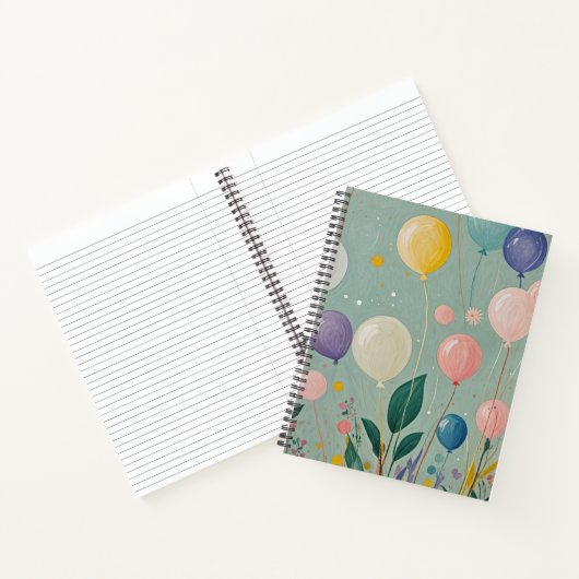Carnet Balloons Pastel (Intérieur)