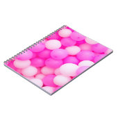 Carnet Balloons Roses Festive Design Arrière - plan. (Côté gauche)