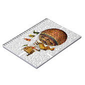 Carnet Ballotte à air chaud avec drapeaux (Côté gauche)