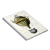 Carnet Ballotte baroque Noir Jaune (Côté Droit)