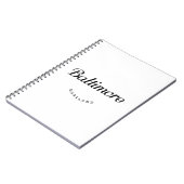 Carnet Baltimore MD (Côté gauche)