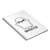 Carnet Bam-boo-zlé Drôle d'Halloween Fantôme Confus Pun (Côté Droit)