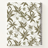 Carnet Bamboo on White Sheers - Seamless surface (Dos)
