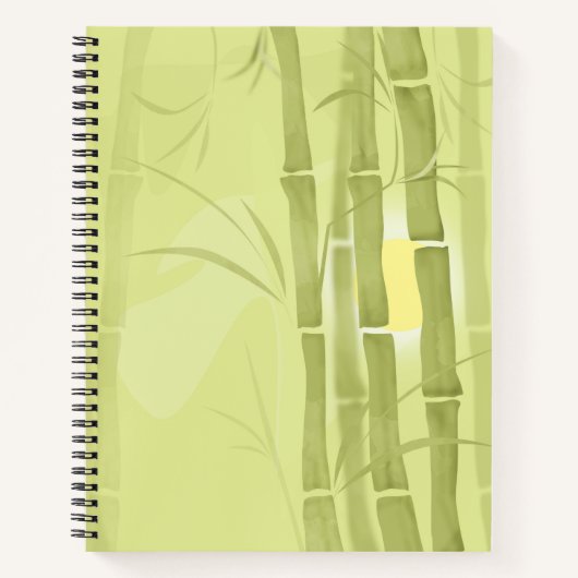 Carnet Bamboo vert (Devant)
