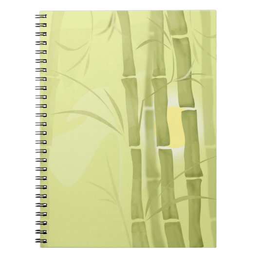 Carnet Bamboo vert (Devant)