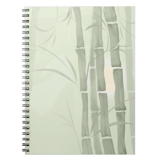 Carnet Bamboo vert (Devant)