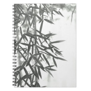 Carnet Bambou asiatique de style de style de peinture de