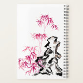 Carnet Bambou - rouge (Verso)