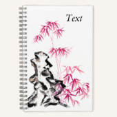 Carnet Bambou - rouge (Recto)
