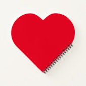 Carnet Bambou rouge - rond - pas de Planner d'impression (Dos)