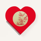 Carnet Bambou rouge - rond - pas de Planner d'impression (Devant)