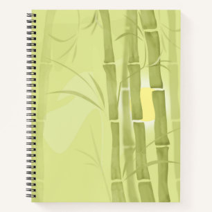 Carnet Bambou vert