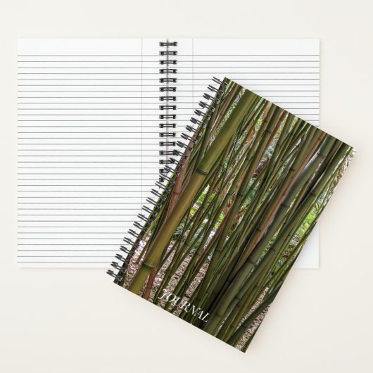 Carnet Bambou vert Stalks Botanique (À l'intérieur)