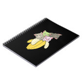 Carnet Banana Funny Chat | Cadeau Cute Kitten (Côté gauche)