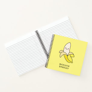 Carnet Banana Kid's Cute Kawaii