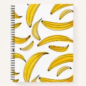 Carnet Bananes d'aquarelle - jaune (Devant)