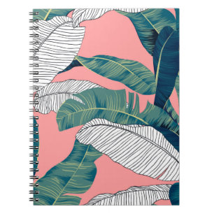 Carnet Bananier Botanique : Rouge clair sans joint