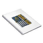 Carnet Band Dad Trombone American Flag Vintage Shirt Desi (Côté Droit)