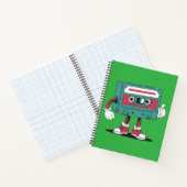 Carnet Bande à cassette rétro. (Intérieur)