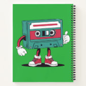 Carnet Bande à cassette rétro. (Dos)