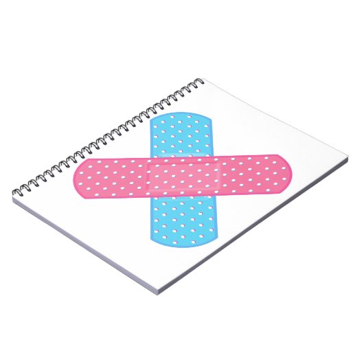 Carnet bande aide rose (Côté gauche)