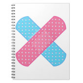 Carnet bande aide rose (Devant)