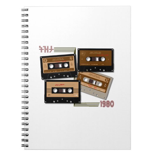 Carnet Bande de cassette de tezeta Throwback (Devant)