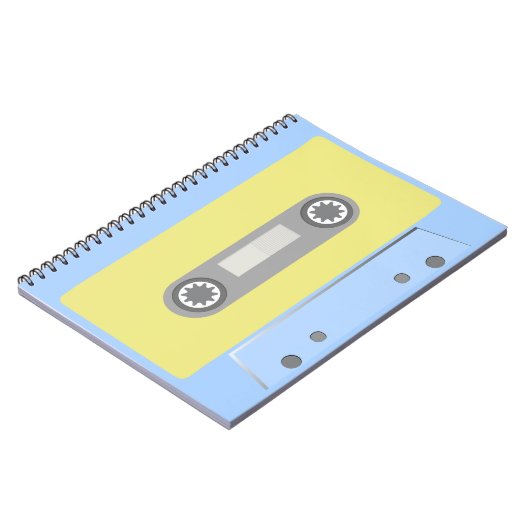 Carnet Bande de cassette verte et bleue (Côté gauche)