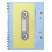Carnet Bande de cassette verte et bleue (Devant)