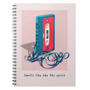 Carnet Bande de cassette vintage des années 90