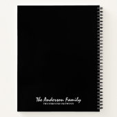 Carnet Bande de collage de photos familiales modernes (Dos)