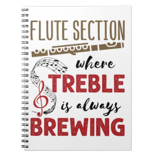 Carnet Bande de marquage de section de flute Brassage
