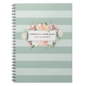 Carnet Bande de taille florale antique (Devant)