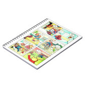 Carnet Bande dessinée avec un petit tigre (Côté gauche)